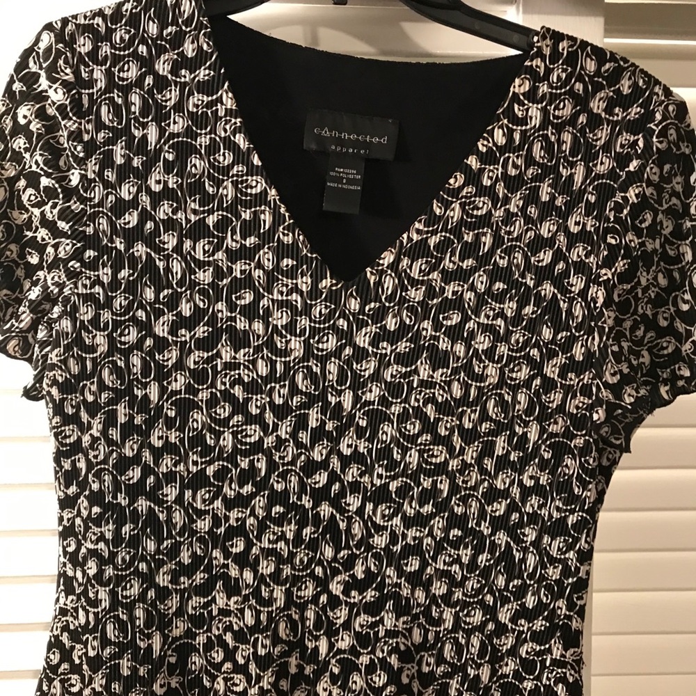 Black &white dress